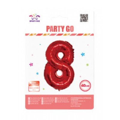 Palloncino 8 colore rosso