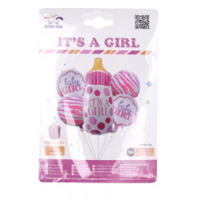 Set palloncini biberon colore assortiti