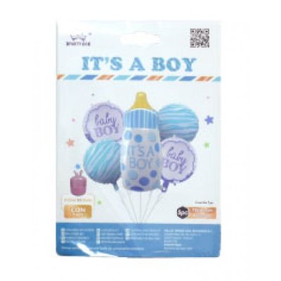 Set palloncini biberon colore assortiti