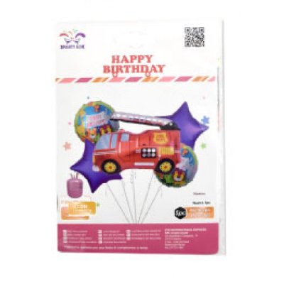 Set palloncini camion colore assortiti