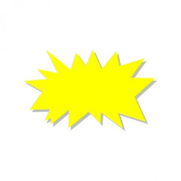 Cartoncini segnaprezzo flash colore assortiti fluo