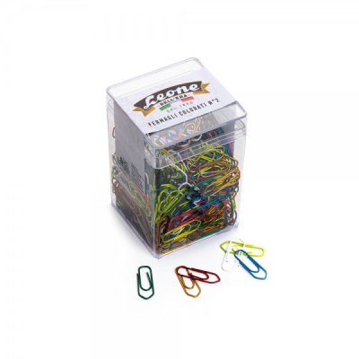 Fermagli colorati colore assortiti tipo punta punta triangolare