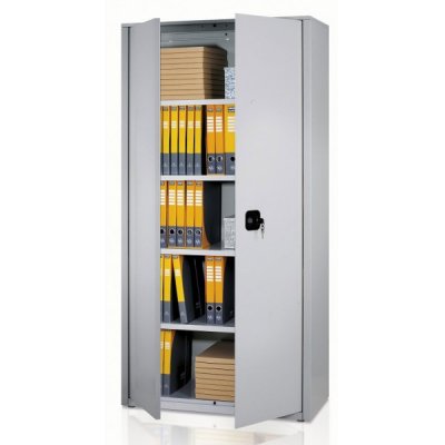 Armadio multiuso 4 piani colore grigio