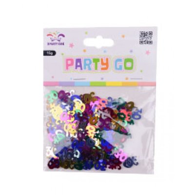 Coriandoli 30 anni colore assortiti
