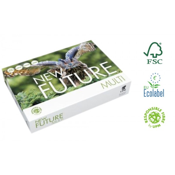 Carta per fotocopie new future - a5 colore bianco grammatura 80gr