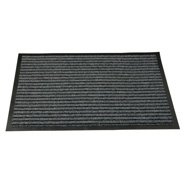 Tappetino ingresso grigio 60x90cm colore grigio
