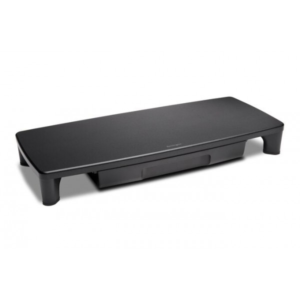 KENSINGTON supporto per monitor con 3 livelli di altezza, cassetto per formato A4, sostiene fino a 15kg e monitor fino a 30"