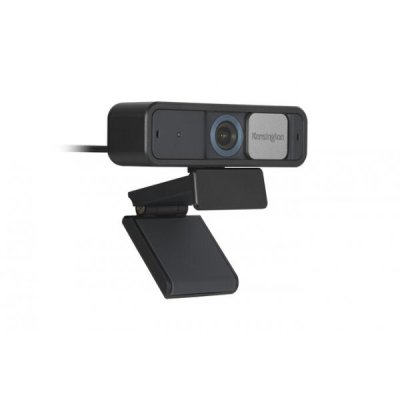 KENSINGTON Webcam W2050 con risoluzione FHD 1080P e campo visivo di 93°, con cavo USB-A a USB-C, microfono integrato