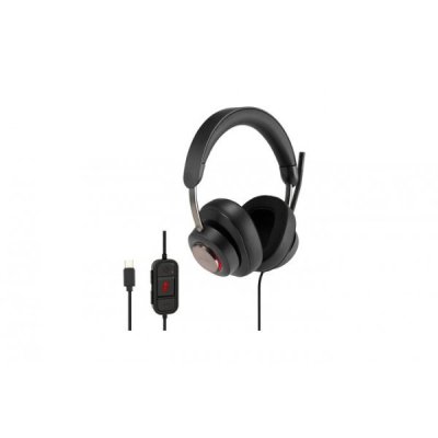 Cuffia usb-c con microfono orientabile colore nero