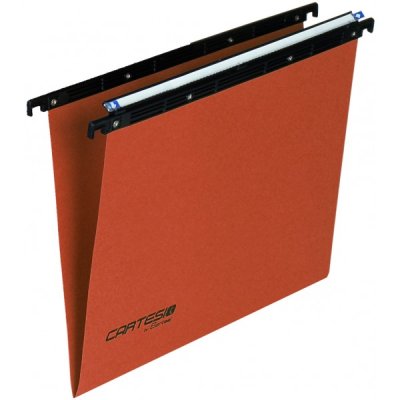 Cartelle sospese per CASSETTO BERTESI con fondo a V, interasse 39cm - 240gr - Arancione