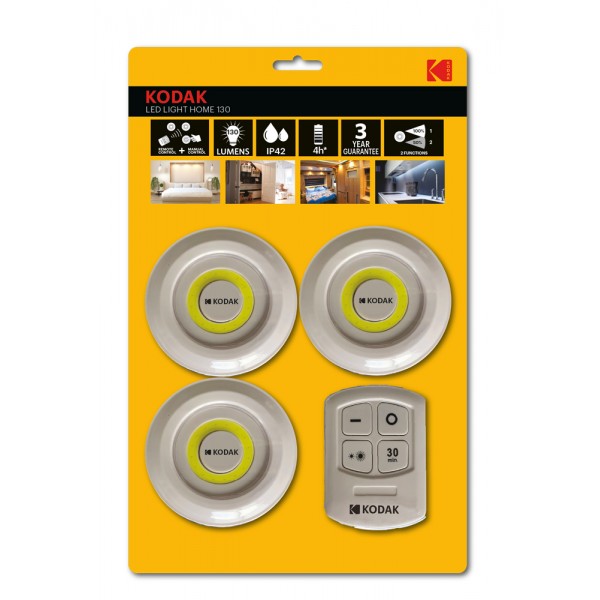 KODAK Torcia Home 130 per armadi, corridoi, intorno alle roulotte, sotto armadi e contatori.