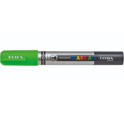 LYRA Marcatore permanente con inchiostro a base d'acqua - Verde fluo
