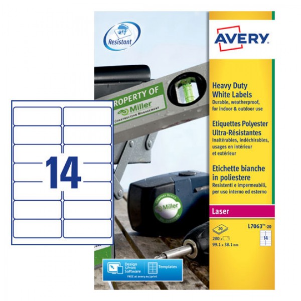 Etichette adesive in fogli a4 colore bianco