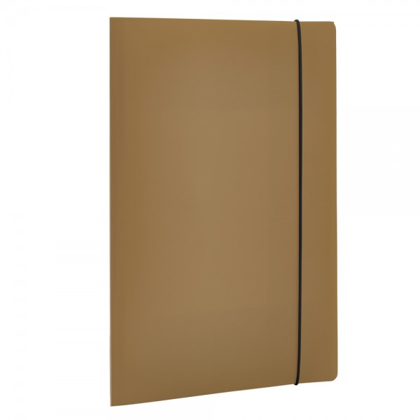 Holos - cartellina tre lembi colore marrone