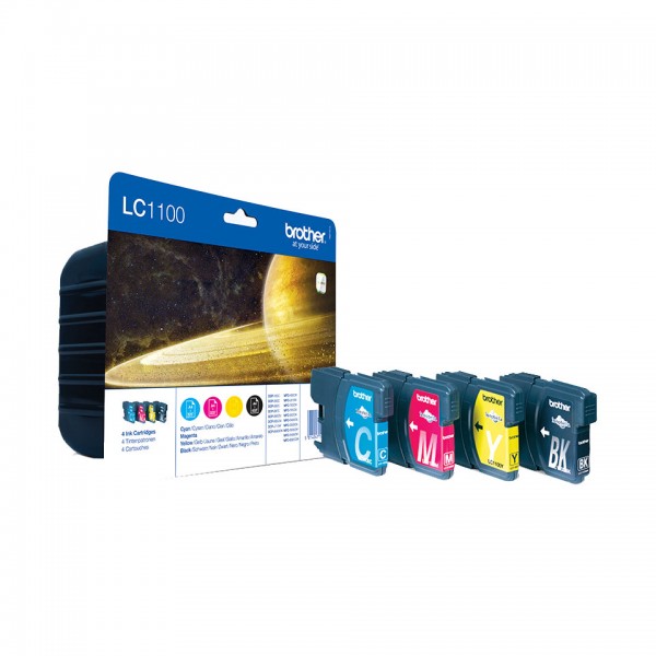 Lc1100valbp cartuccia multipack cmyk colore nero, ciano, magenta, giallo