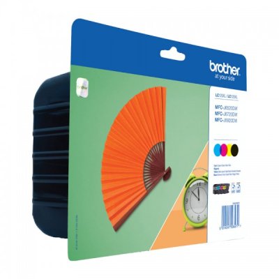 Lc129xlvalbp cartuccia multipack xl cmyk colore nero, ciano, magenta, giallo