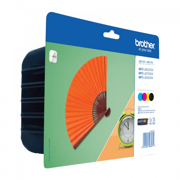 Lc129xlvalbp cartuccia multipack xl cmyk colore nero, ciano, magenta, giallo