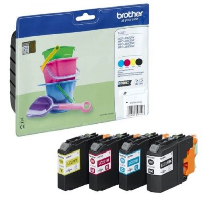 Lc221valbp cartuccia multipack cmyk colore nero, ciano, magenta, giallo