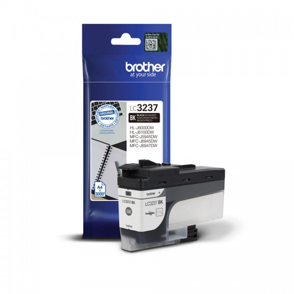 Brother Cartuccia Originale Nero LC-3237BK