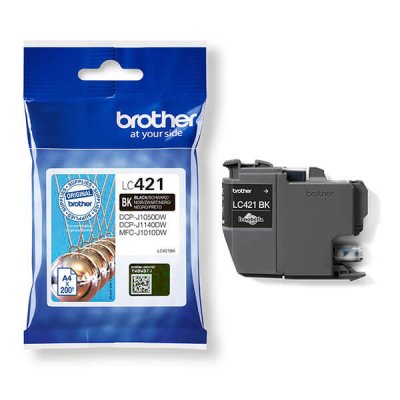 Brother Cartuccia Originale Nero LC-421BK