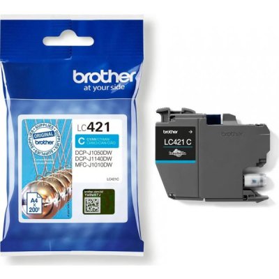 Brother Cartuccia Originale Ciano LC-421C