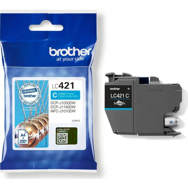 Brother Cartuccia Originale Ciano LC-421C