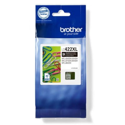 Brother Cartuccia originale Nero LC422XLBK alta capacità