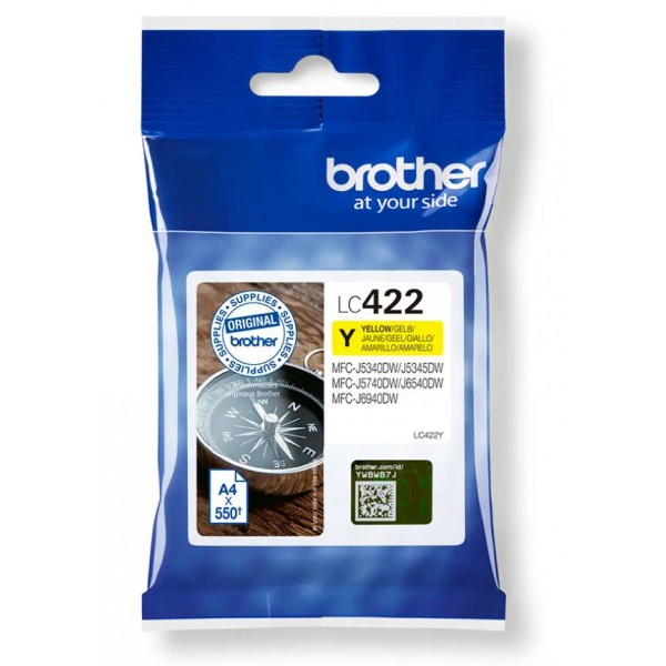 Brother Cartuccia originale Giallo LC422Y