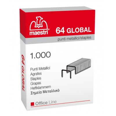 6/4 global - punti per cucitrici
