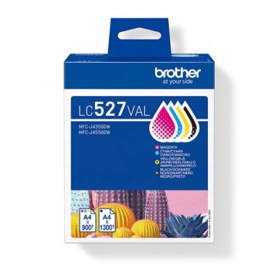 Cartuccia originale Brother LC527VAL Nero Ciano Magenta e Giallo