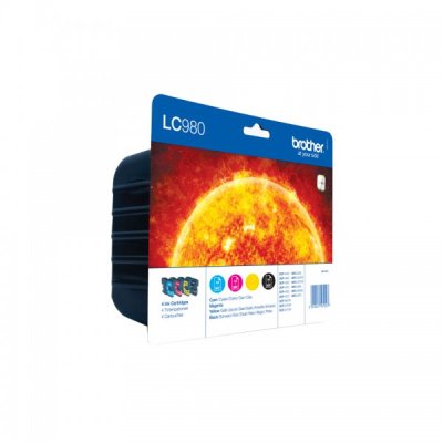 Lc980valbp cartuccia multipack cmyk colore nero, ciano, magenta, giallo