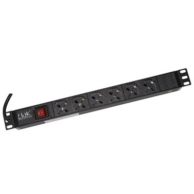 Multipresa da armadio rack 19" colore nero