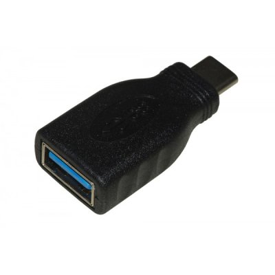 LINK adattatore con connettore USB tipo C maschio e connettore USB 3.0 femmina.