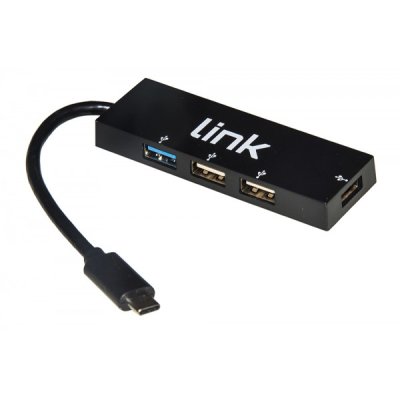 LINK hub 1 porta USB 3.0 e 2 porte USB tipo C