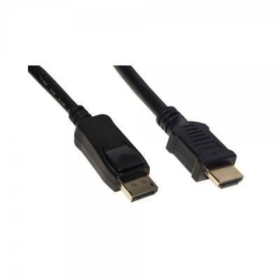 Cavo video displayport 1.2 - hdmi 1.4 colore nero