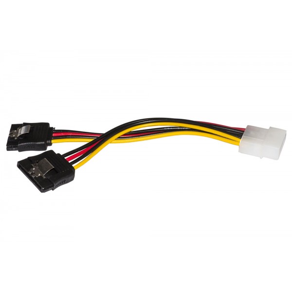 LINK cavo splitter di alimentazione interna con 1 connettore MOLEX maschio e 2 connettori SATA femmina