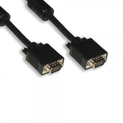 Cavo video vga 1,8mt - 9/15 pin colore nero