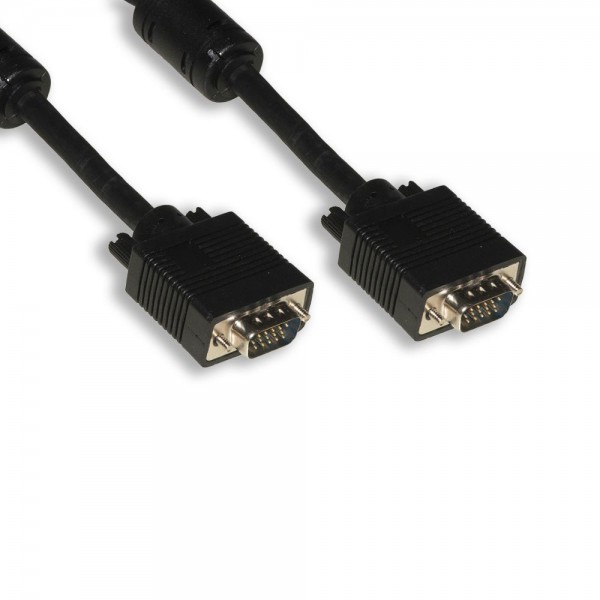 Cavo video vga 1,8mt - 9/15 pin colore nero