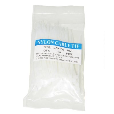 LINK fascette serracavi in nylon autobloccanti 2,5x100mm - 100pz