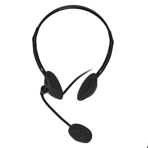 LINK cuffia con microfono orientabile connessione tramite connettore USB
