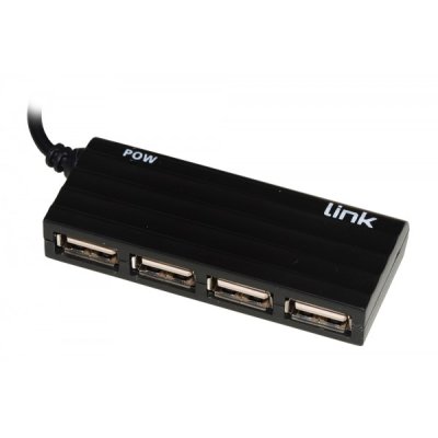 LINK multiporta con 4 porte USB 2.0, cavo incluso da 80cm
