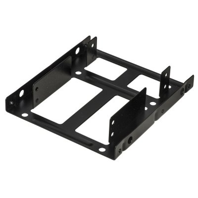Frame di montaggio per 2 hdd/ssd 2,5" colore nero