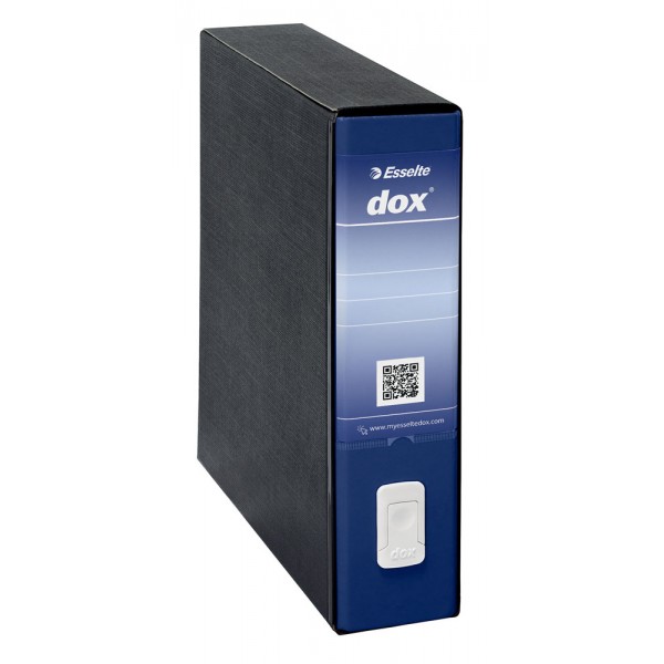 Registratore formato xl dox9 d.8 cm blu colore nero colore blu