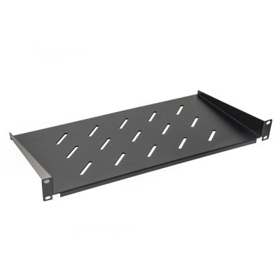 Ripiano per armadio 1 unita' per armadio rack 19" colore nero