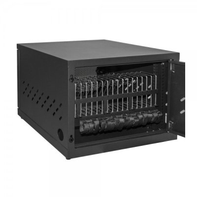 Armadio ricaricabile 19" - per laptop/tablet colore nero