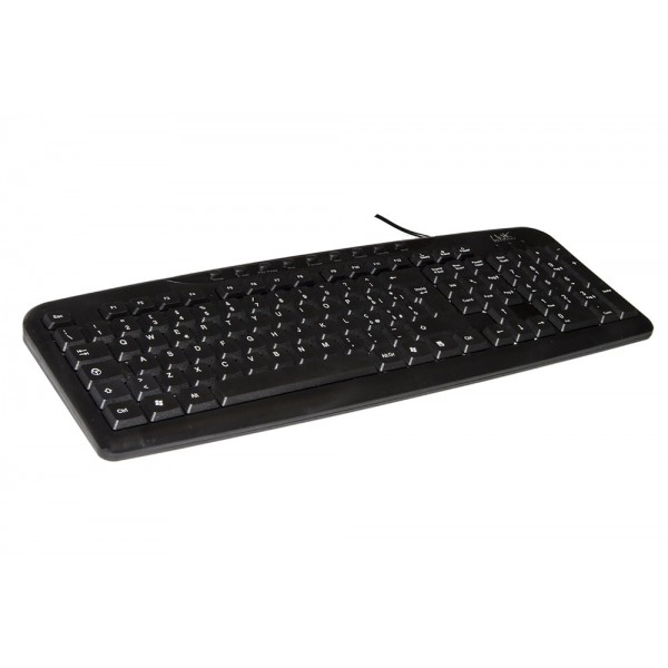 Link tastiera italiana multimedia usb colore nero