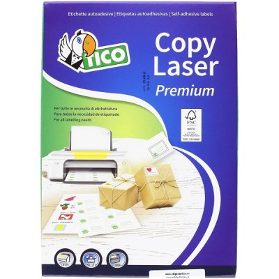 Etichette adesive in fogli a4 - rettangolare colore verde fluo