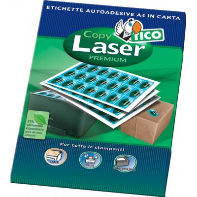 Etichette adesive in fogli a4