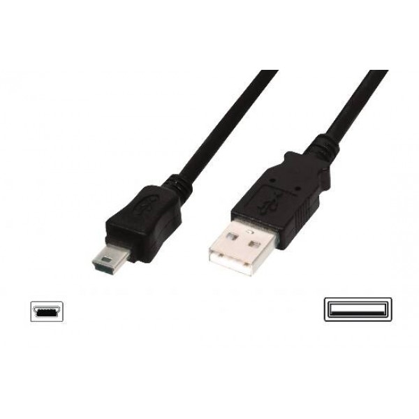 DIGITUS cavo USB 2.0 - USB mini B da 3m