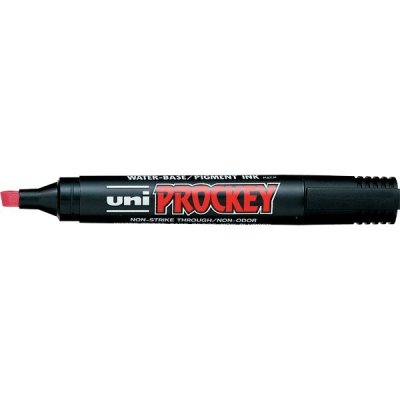 Prockey m126 - marcatore permanente colore rosso tipo punta scalpello